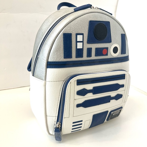 Loungefly Disney Parks Star Wars R2-D2 Large Backpack RARE NWT B#28 - Picture 2 of 12